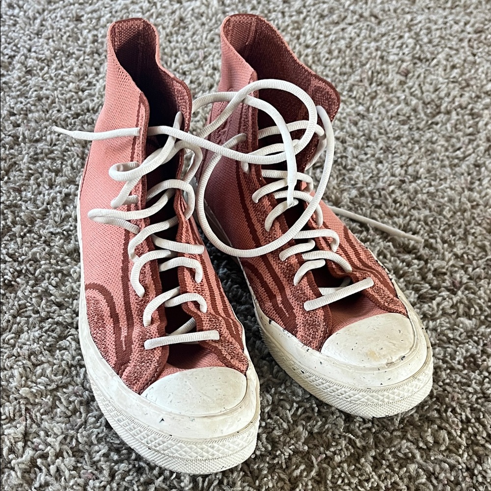 Converse Pink High-Top Sneakers